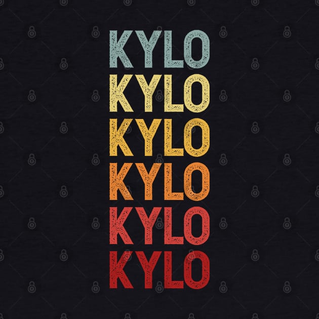 Kylo Name Vintage Retro Gift Named Kylo by CoolDesignsDz